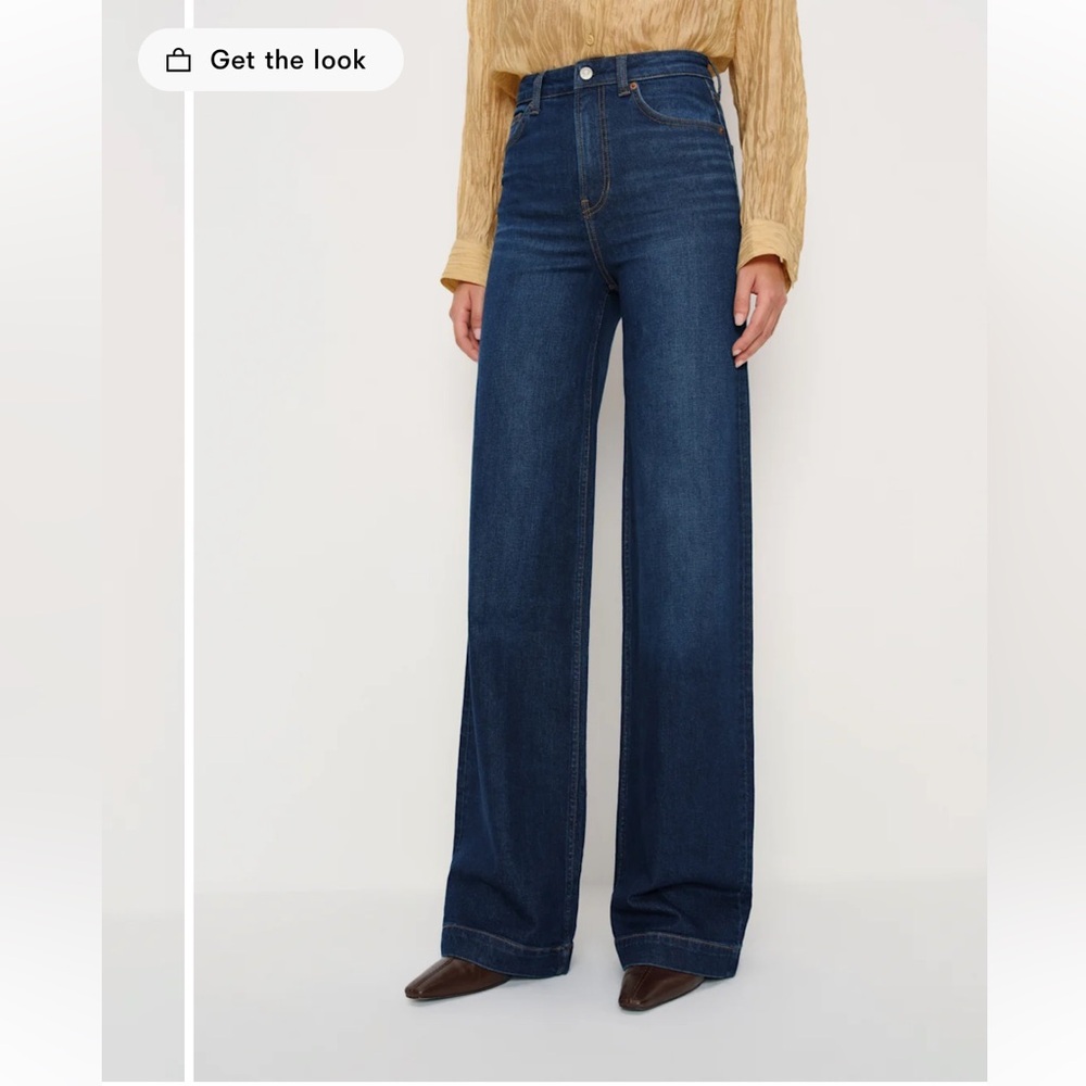 Reformation Dark Blue Flare Jeans